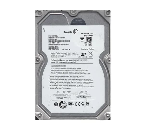 Seagate ST3640323AS 640GB 3Gb/s SATA