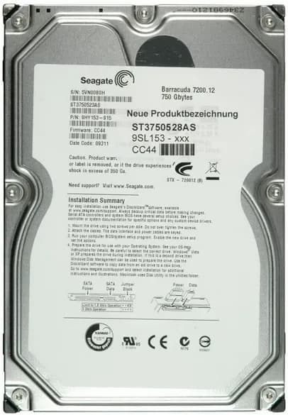 Seagate ST3750528AS 750GB 3Gb/s SATA