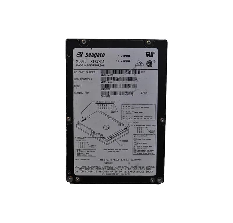 Seagate ST3780A 722MB IDE Ultra ATA/100 (ATA-6)