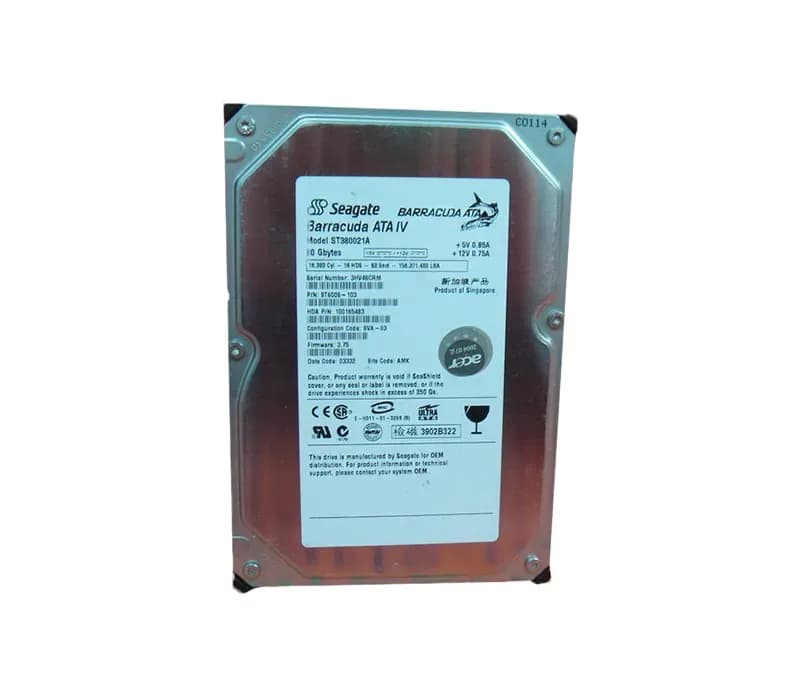 Seagate ST380021A 80GB IDE Ultra ATA/100 (ATA-6)