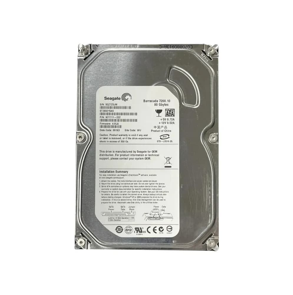 Seagate ST380215AS 80GB 3Gb/s SATA