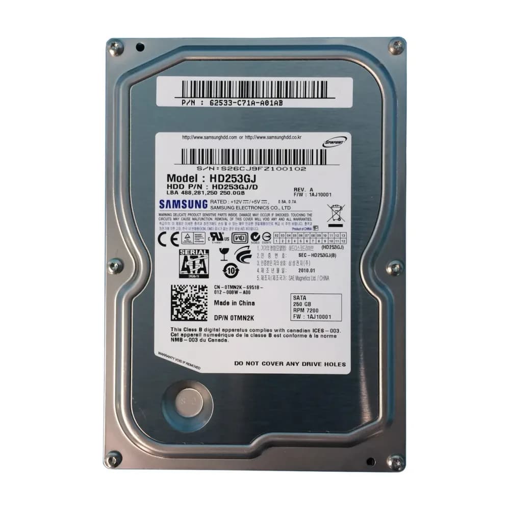 Dell TMN2K 250GB 3Gb/s SATA