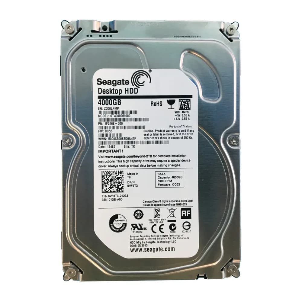 Dell VF3T3 4TB 6Gb/s SATA