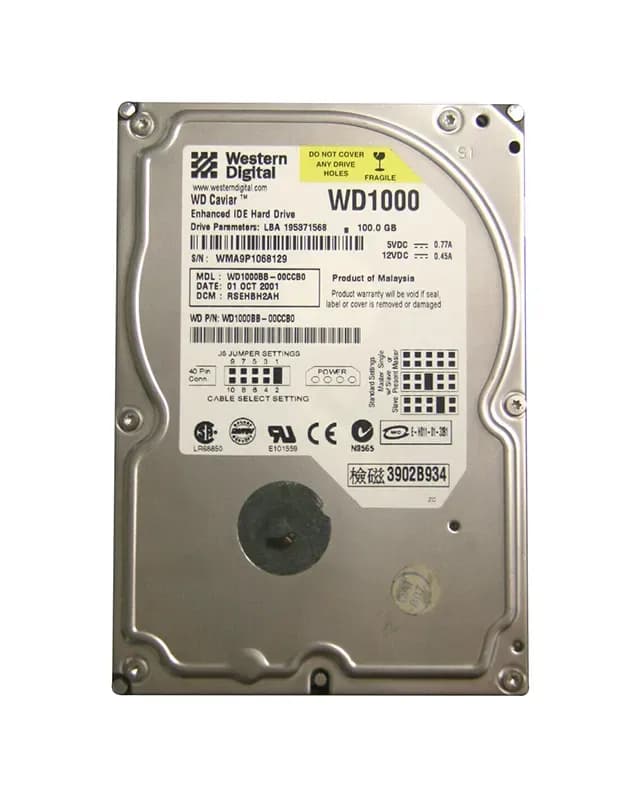Western Digital WD1000BB 100GB