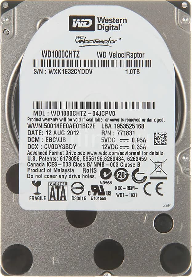 Western Digital WD1000CHTZ 1TB 6Gb/s SATA