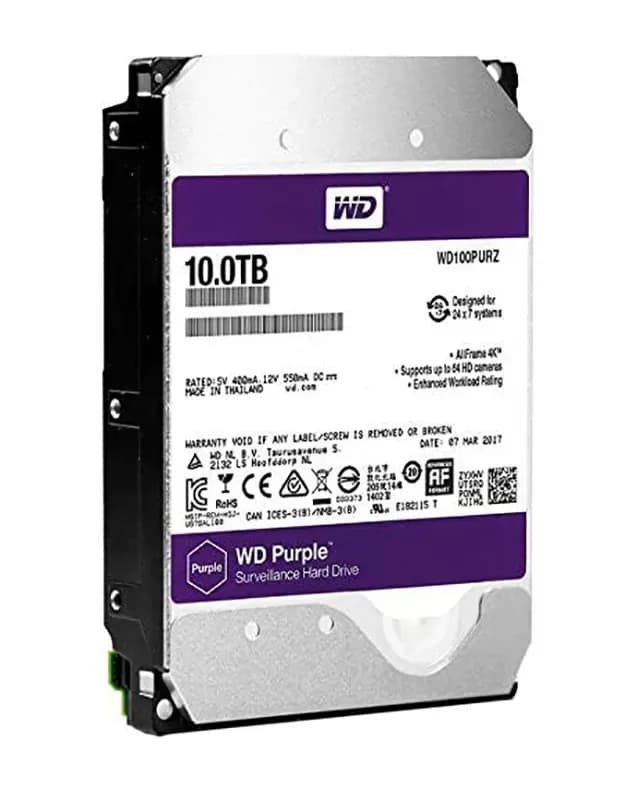 Western Digital WD100PURZ 10TB 6Gb/s SATA