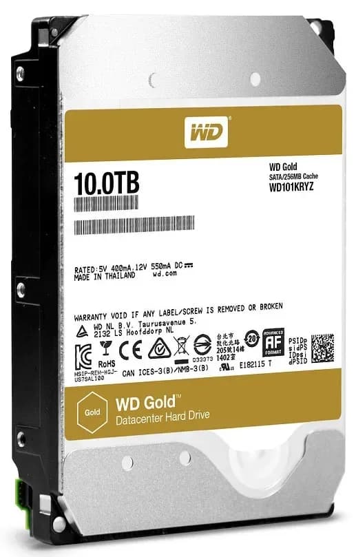 Western Digital WD101KRYZ 10TB 6Gb/s SATA