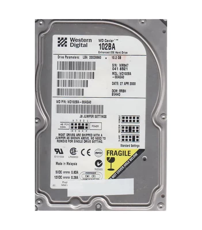 Western Digital WD102BA 10.2GB