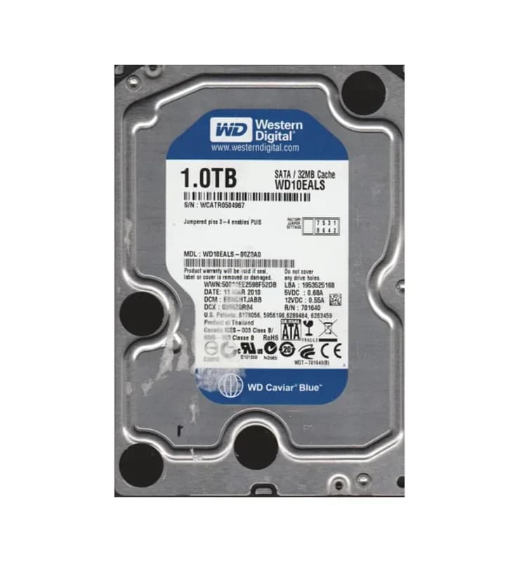 Western Digital WD10EALS00Z 1TB 3Gb/s SATA