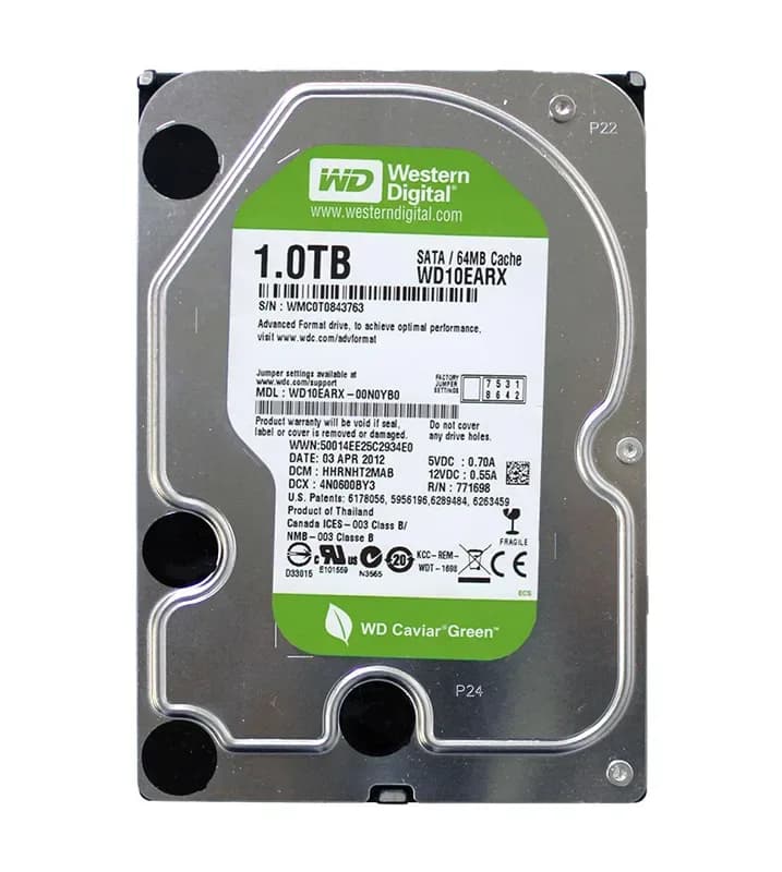 Western Digital WD10EARX 1TB 6Gb/s SATA