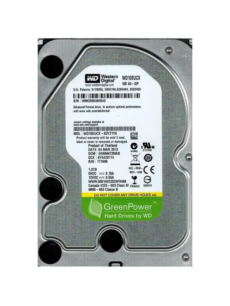 Western Digital WD10EUCX 1TB 6Gb/s SATA