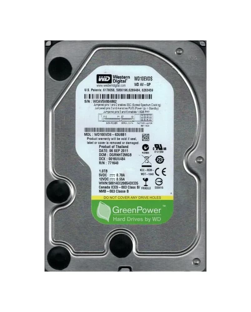 Western Digital WD10EVDS 1TB 3Gb/s SATA