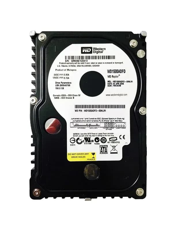 Western Digital WD1500ADFD 150GB 1.5Gb/s SATA