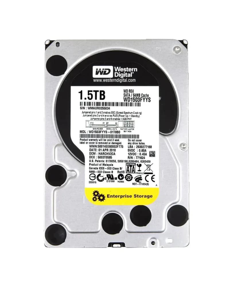Western Digital WD1503FYYS 1.5TB 3Gb/s SATA