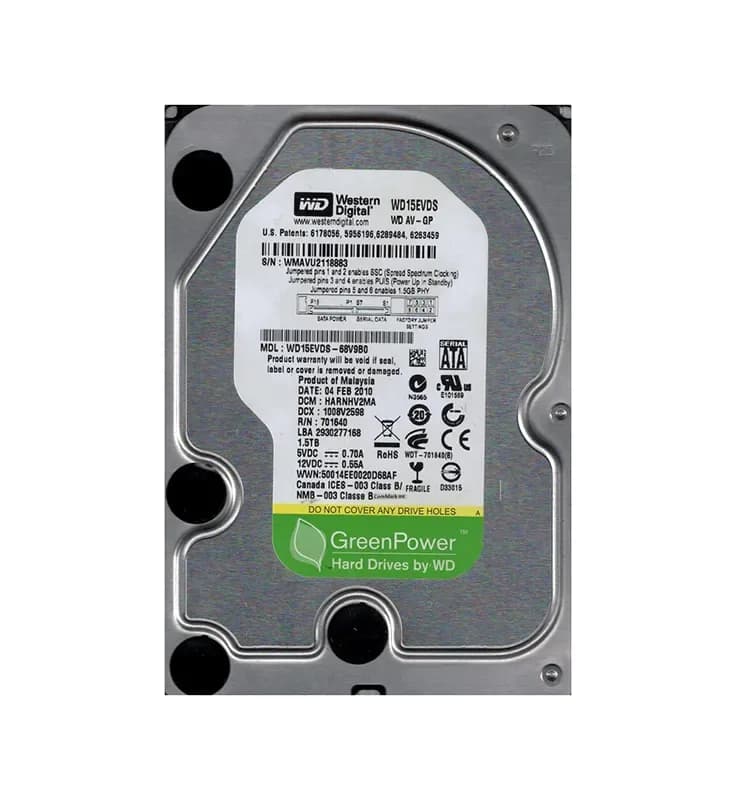 Western Digital WD15EVDS 1.5TB 3Gb/s SATA