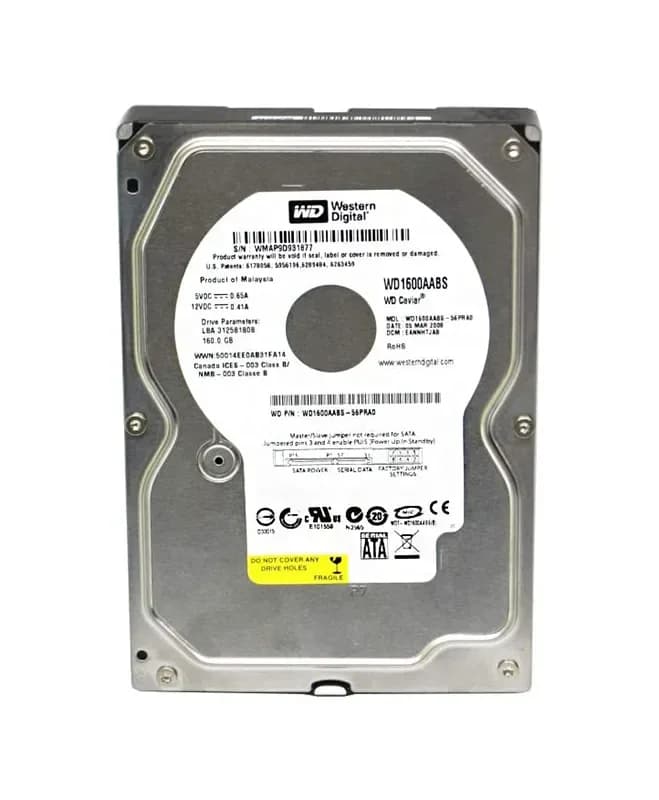 Western Digital WD1600AABS 160GB 3Gb/s SATA