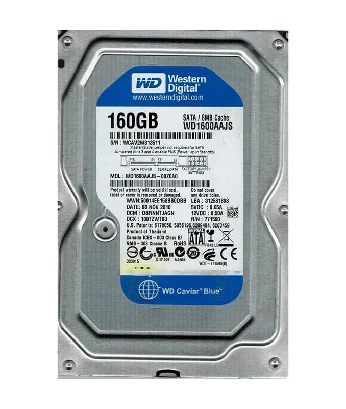 Western Digital WD1600AAJS 160GB 3Gb/s SATA