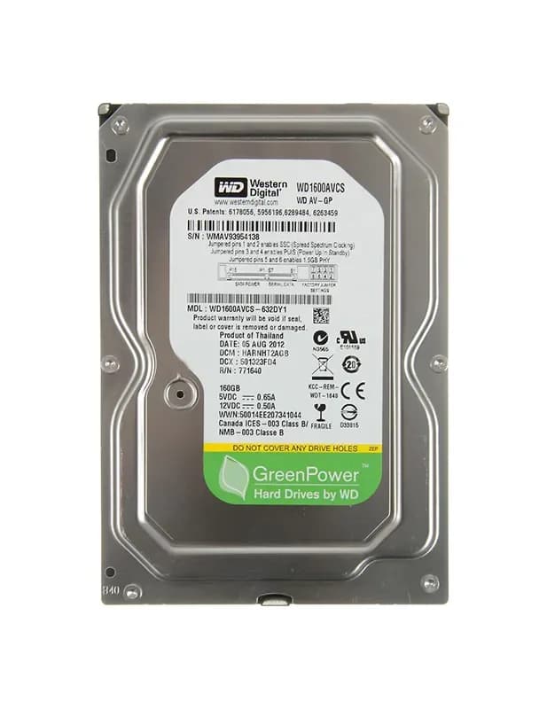 Western Digital WD1600AVCS 160GB 3Gb/s SATA