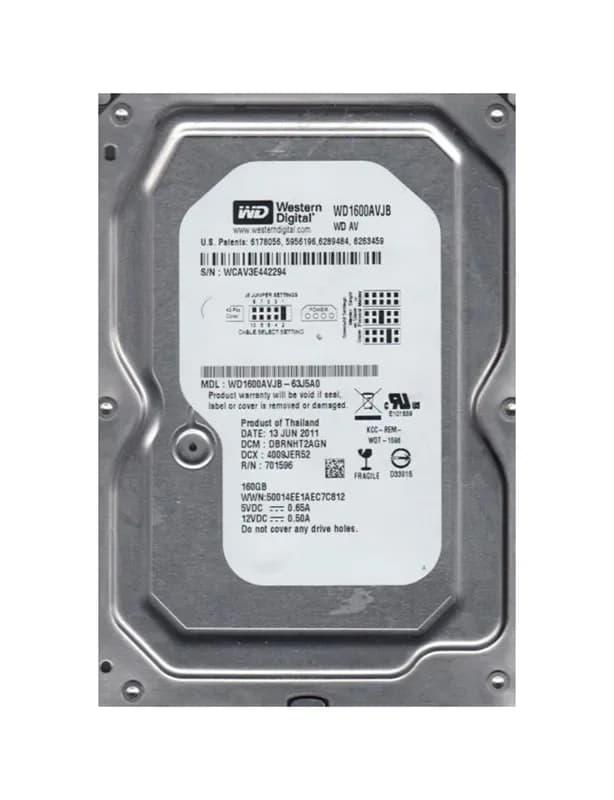 Western Digital WD1600AVJB 160GB