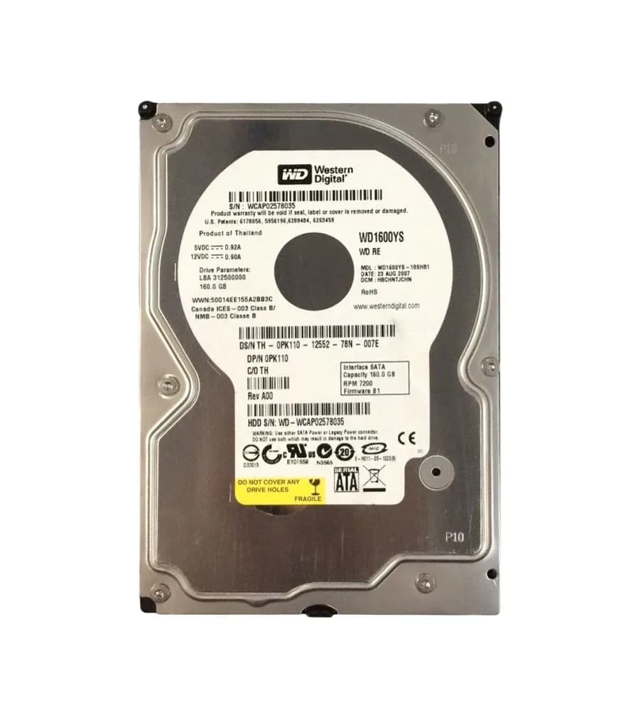 Western Digital WD1600YS 160GB 3Gb/s SATA