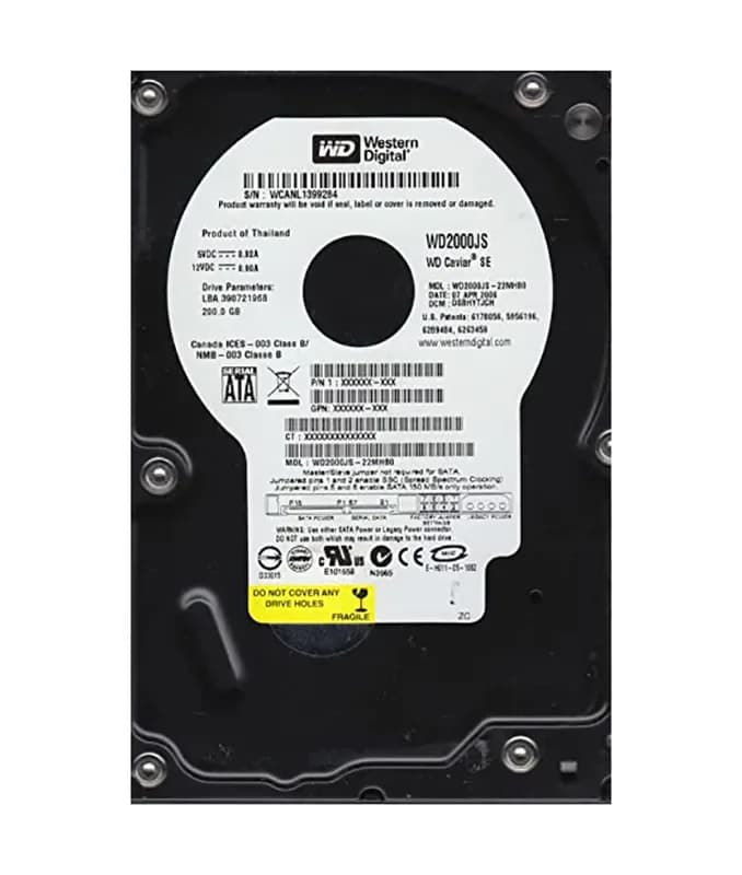 Western Digital WD2000JS 200GB 3Gb/s SATA