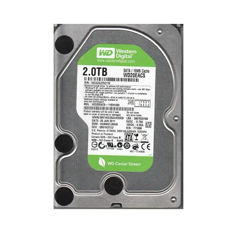 Western Digital WD20EACS 2TB 3Gb/s SATA