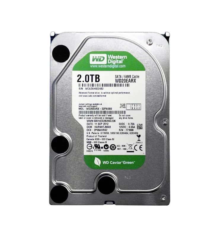 Western Digital WD20EARX 2TB 6Gb/s SATA