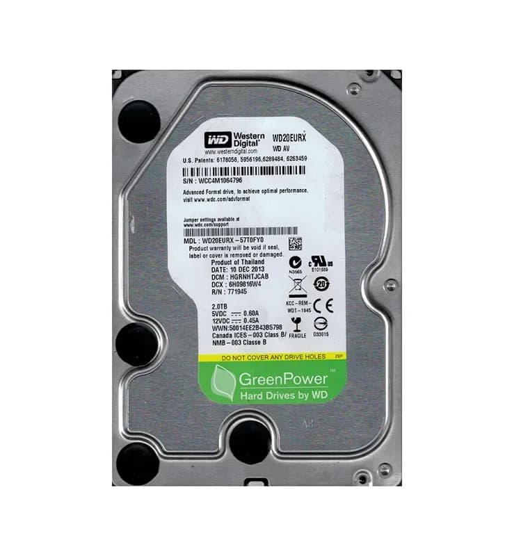 Western Digital WD20EURX 2TB 6Gb/s SATA
