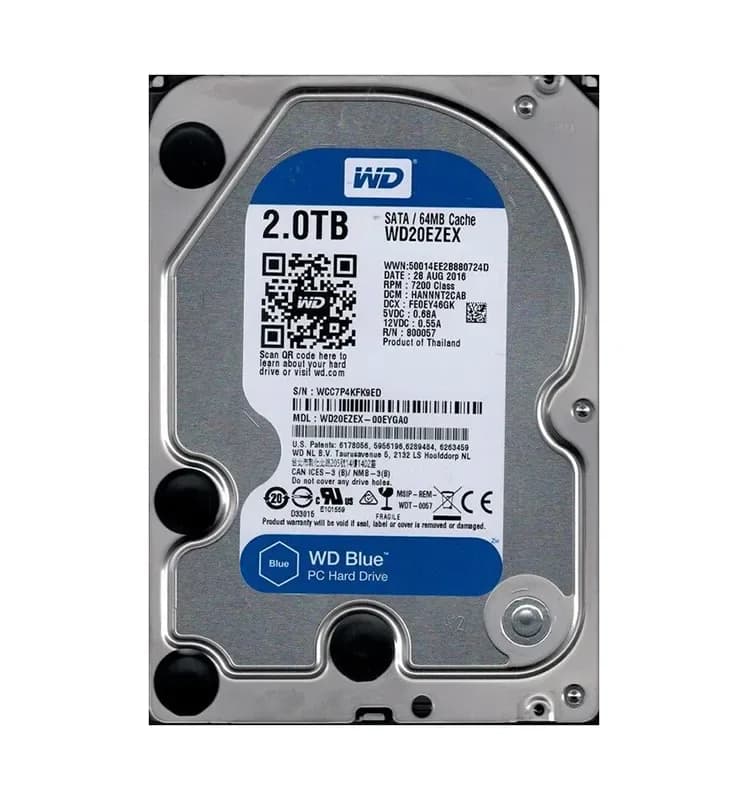 Western Digital WD20EZEX 2TB 6Gb/s SATA
