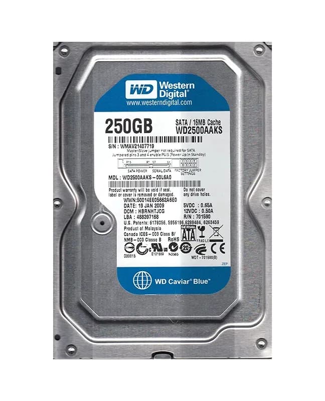 Western Digital WD2500AAKS 250GB 3Gb/s SATA