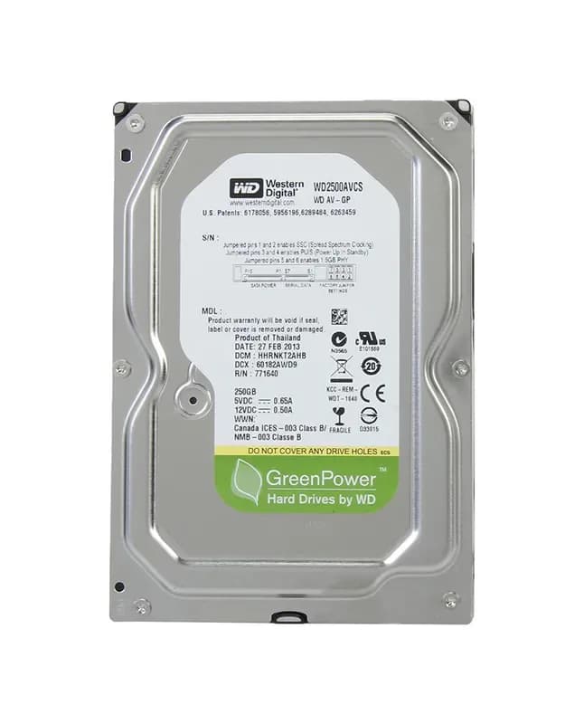 Western Digital WD2500AVCS 250GB 3Gb/s SATA