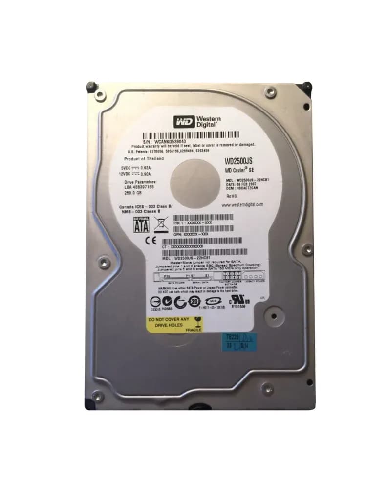 Western Digital WD2500JS 250GB 3Gb/s SATA