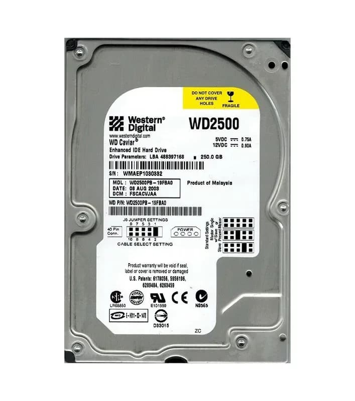 Western Digital WD2500PB 250GB IDE Ultra ATA/100 (ATA-6)