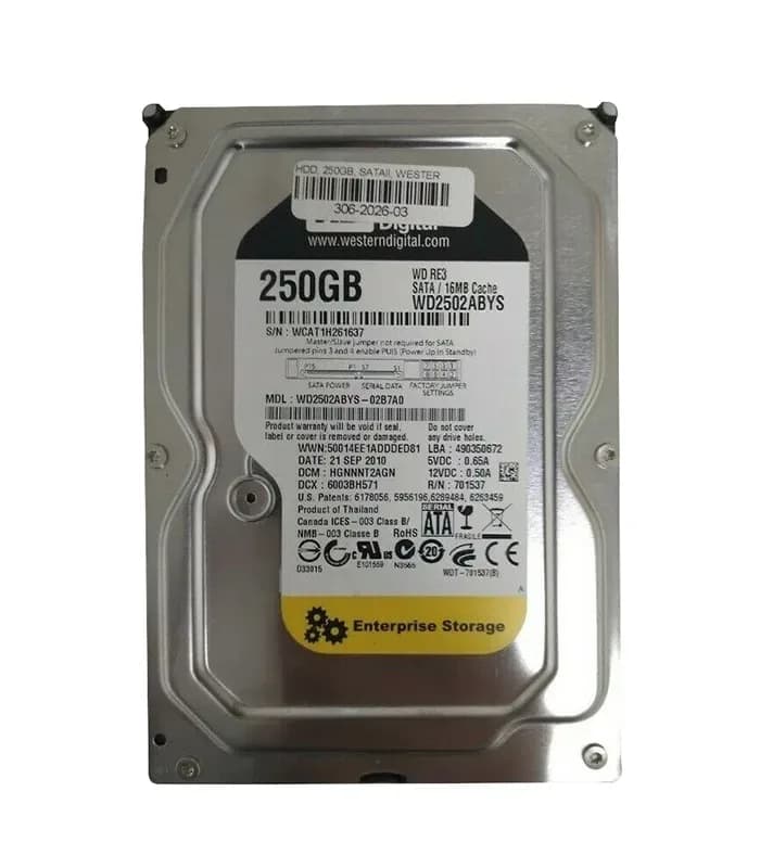 Western Digital WD250ABYS 250GB 3Gb/s SATA