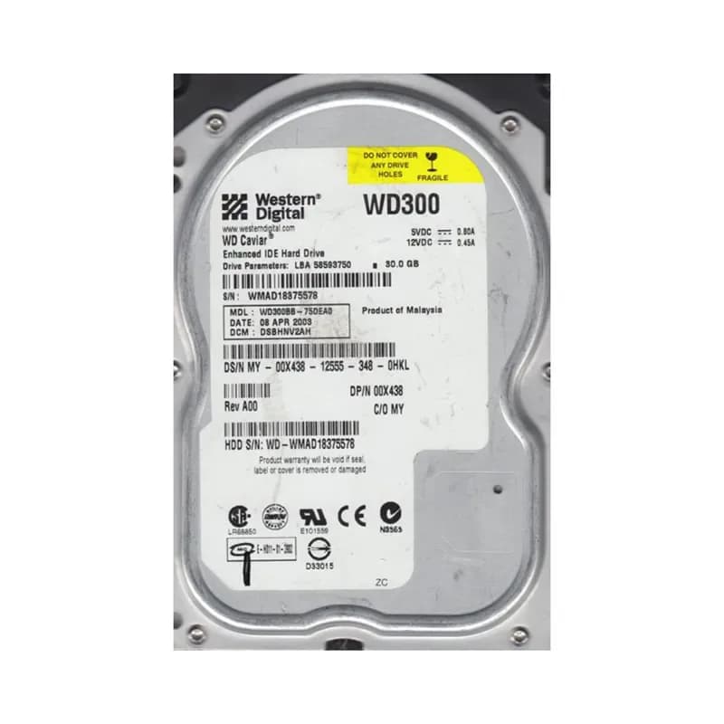 Western Digital WD300BB 30GB IDE Ultra ATA/100 (ATA-6)