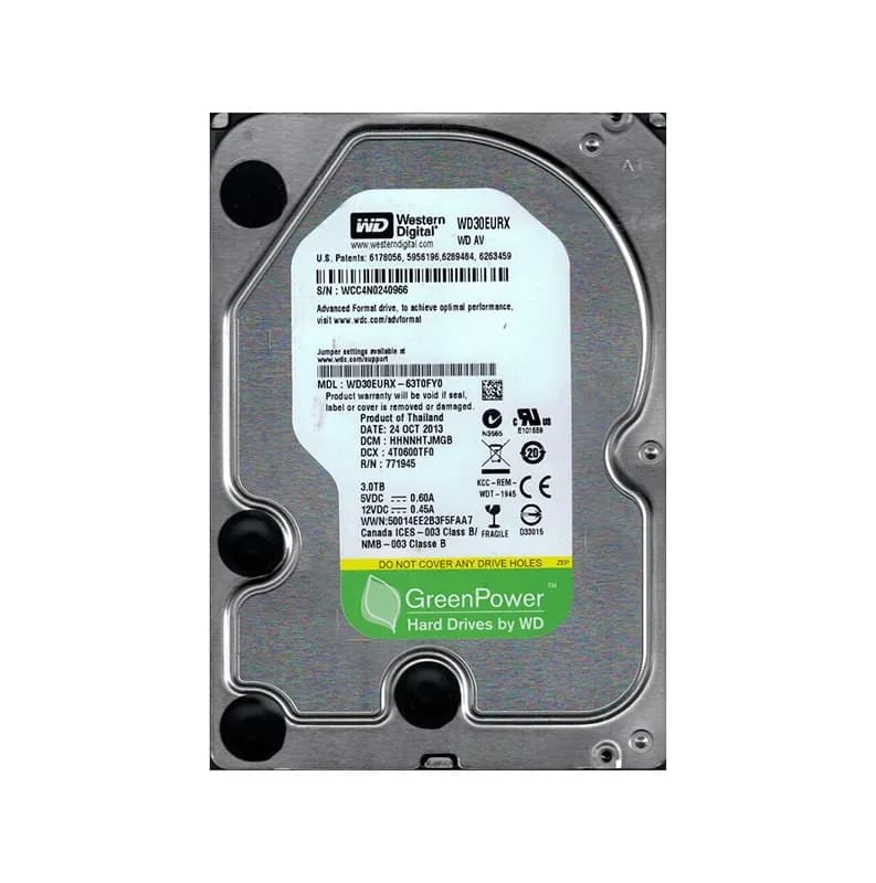 Western Digital WD30EURX 3TB 6Gb/s SATA