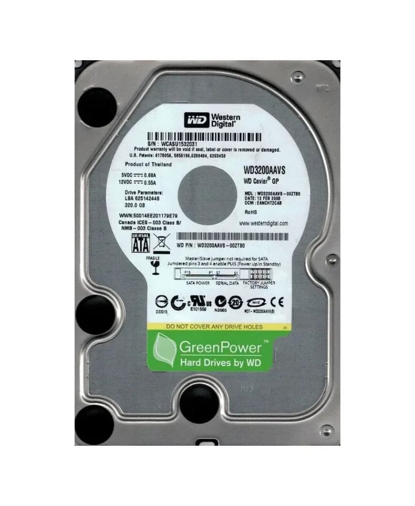 Western Digital WD3200AAVS 320GB 3Gb/s SATA