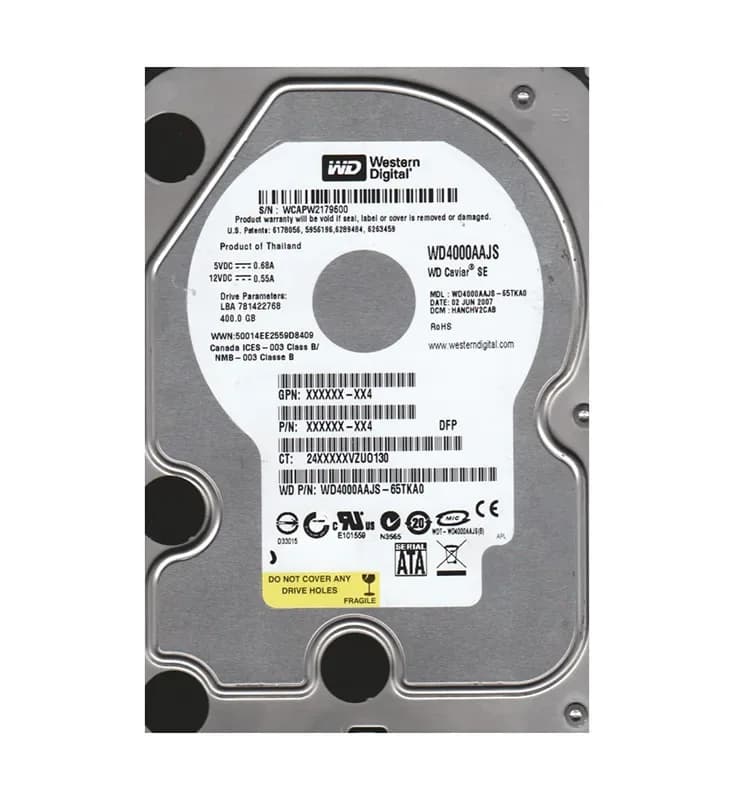 Western Digital WD4000AAJS 400GB 3Gb/s SATA