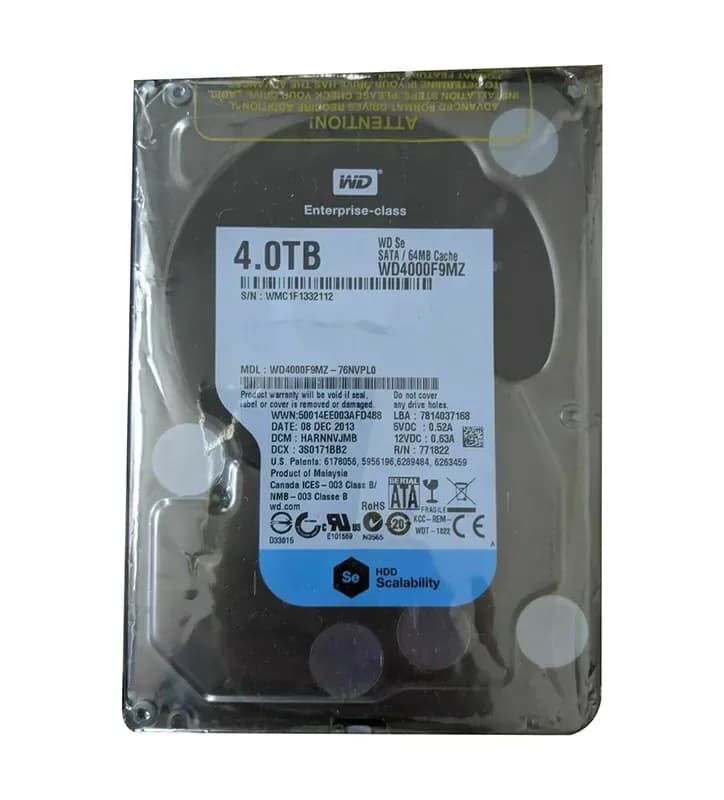 Western Digital WD4000F9MZ 4TB 6Gb/s SATA