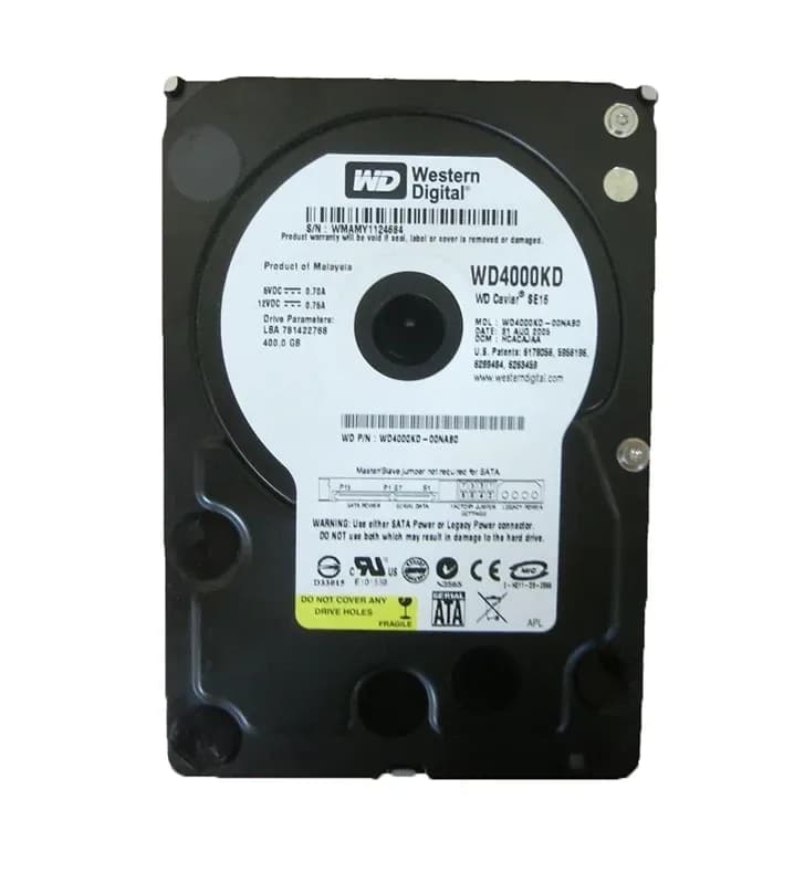 Western Digital WD4000KD 400GB 1.5Gb/s SATA