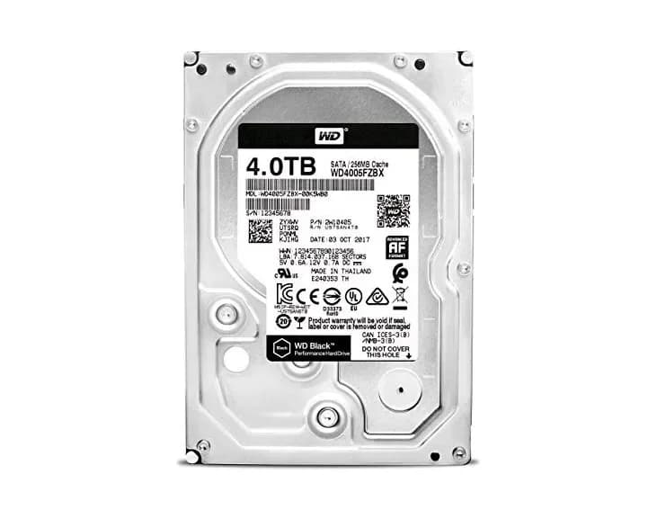 Western Digital WD4005FZBX 4TB 6Gb/s SATA