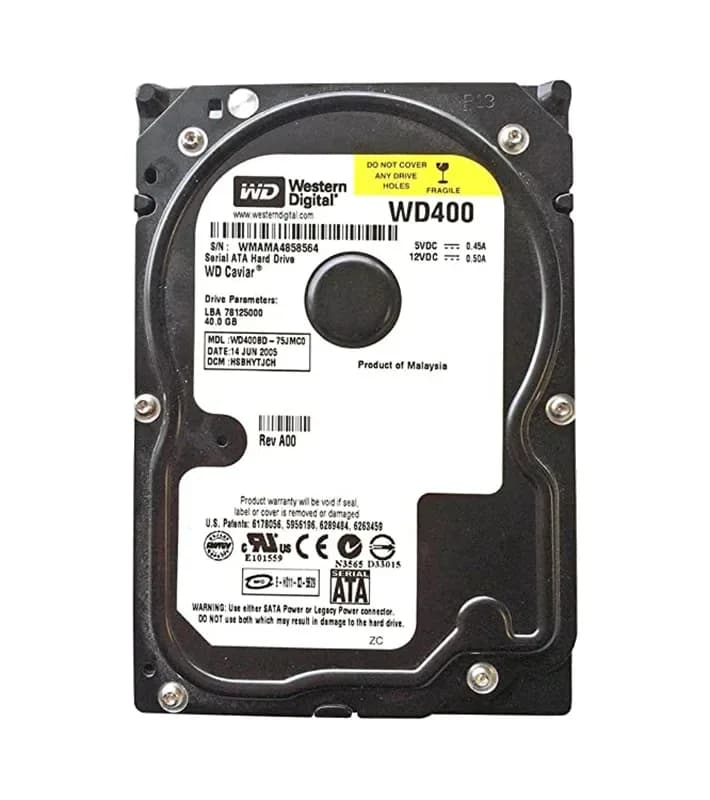 Western Digital WD400BD 40GB 1.5Gb/s SATA