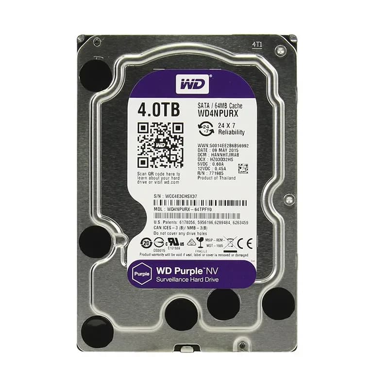 Western Digital WD4NPURX 4TB 6Gb/s SATA