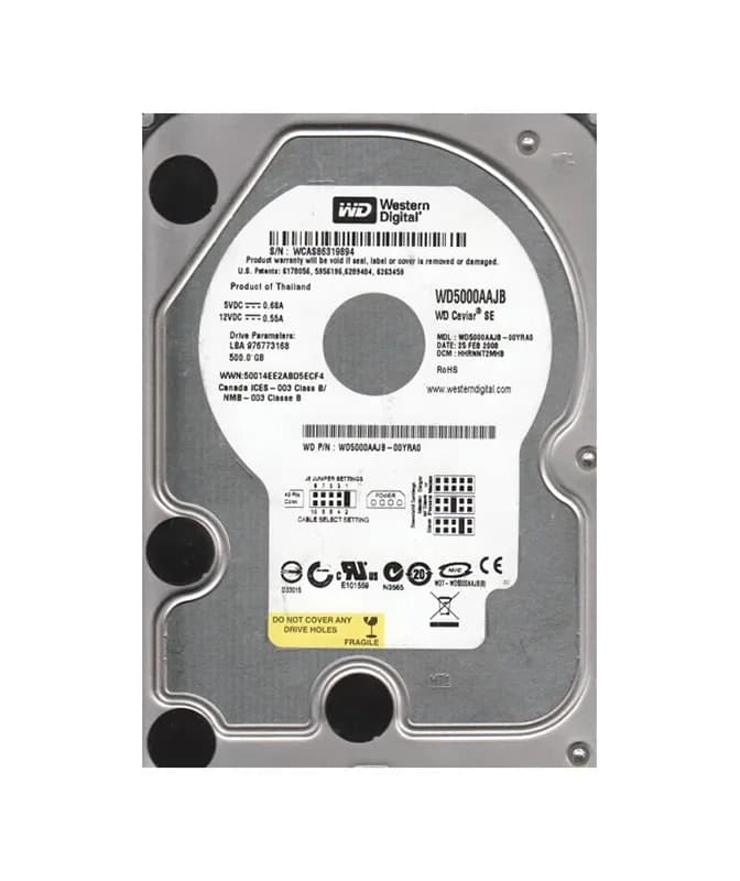 Western Digital WD5000AAJB 500GB