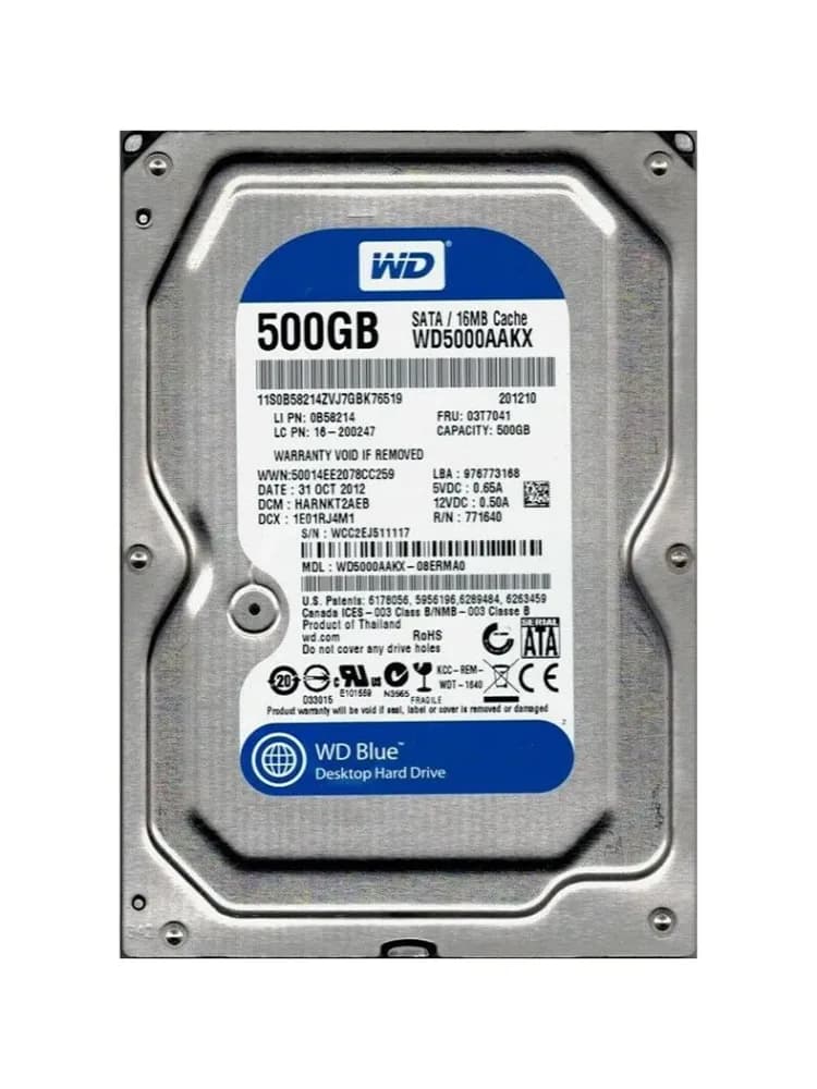 Western Digital WD5000AAKX 500GB 6Gb/s SATA