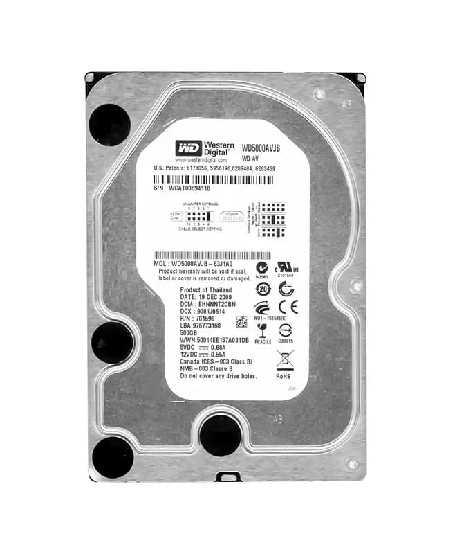 Western Digital WD5000AVJB 500GB IDE Ultra ATA/100 (ATA-6)
