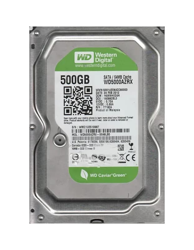 Western Digital WD5000AZRX 500GB 6Gb/s SATA