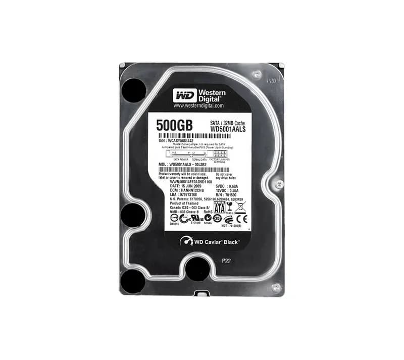 Western Digital WD5001AALS 500GB 3Gb/s SATA