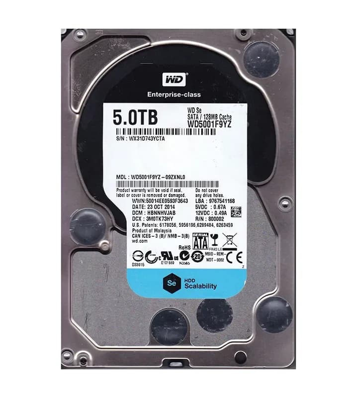 Western Digital WD5001F9YZ 5TB 6Gb/s SATA