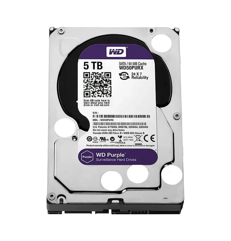 Western Digital WD50PURX 5TB 6Gb/s SATA